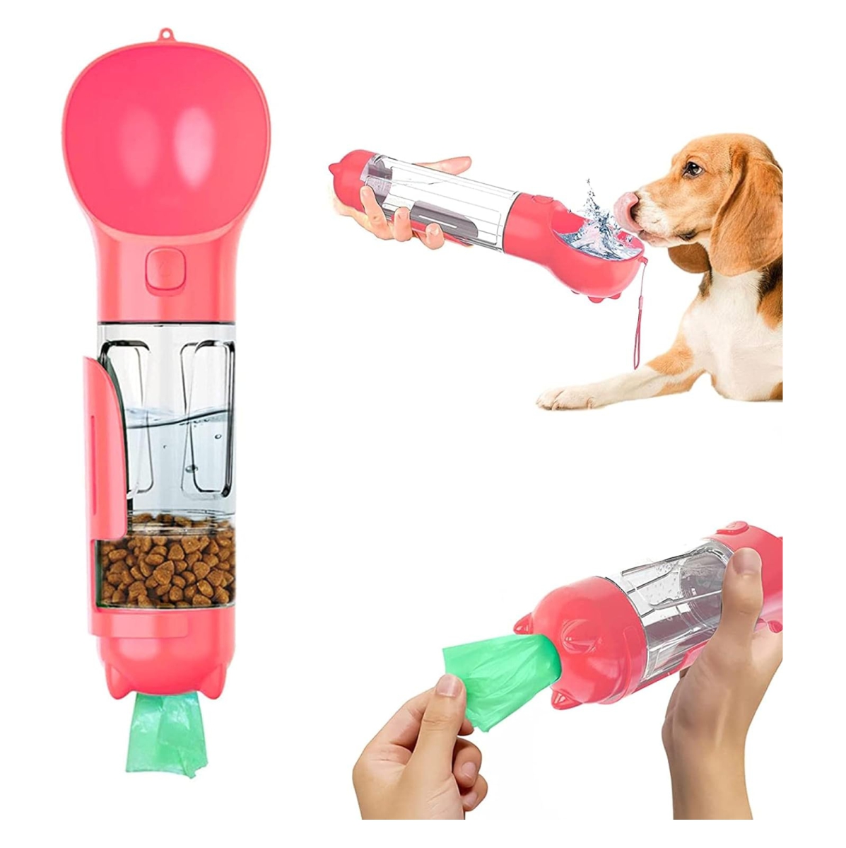 Bebedero Perro 4en1 con bolsas 500ml
